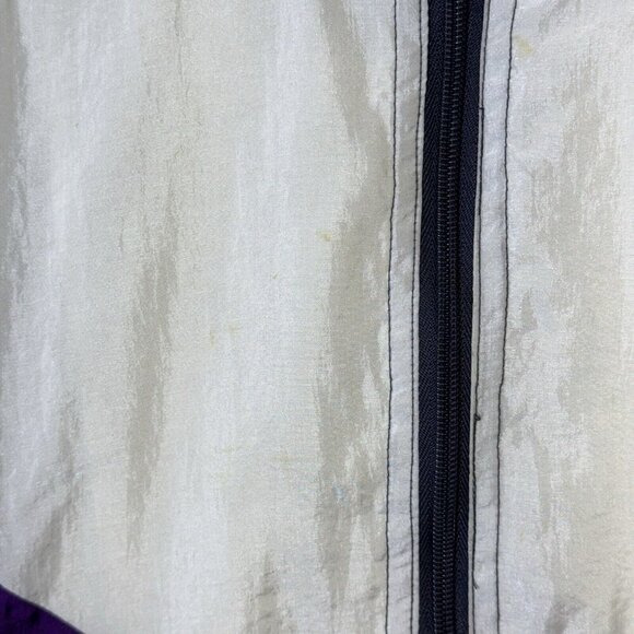 Vintage Pierre Cardin Windbreaker Jacket Mens Medium Full Zip Retro - Picture 6 of 13